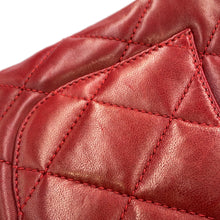将图像加载到图库查看器中，CHANEL Matelasse ChainShoulder Bag Red Lambskin Size Mini
