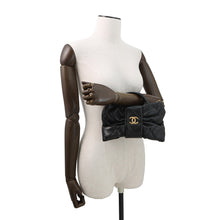 将图像加载到图库查看器中，CHANEL Mini Bow Bag BlackAS5849 Shiny Lambskin
