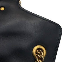 Load image into Gallery viewer, GUCCI GG Marmont Chain Shoulder Bag Black443497 Leather
