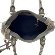 将图像加载到图库查看器中，BALENCIAGA Classic Metal Edge City 2-Way Bag Gray390160 Leather Size Mini
