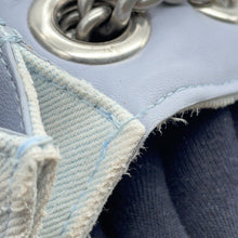 将图像加载到图库查看器中，BALENCIAGA Crash ChainBag Blue716393 Denim Size Medium
