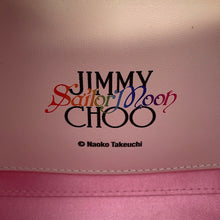 Load image into Gallery viewer, JIMMY CHOO Sailor Moon Collaboration Avenue Phone Holder White Leather
