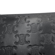 将图像加载到图库查看器中，CELINE Triomphe Horizontal Sleeve Shoulder Bag Black10K773FQD Leather
