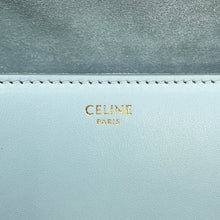 将图像加载到图库查看器中，CELINE Cuir Triomphe Buzas Shoulder Bag Light Blue111233 Calf Leather
