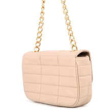 Load image into Gallery viewer, CELINE Mono Chrome Chain Shoulder Bag Beige111273EPZ Leather
