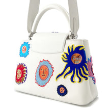 将图像加载到图库查看器中，LOUIS VUITTON LV × YKCapucines WhiteM21726 Taurillon Size MM
