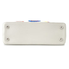 将图像加载到图库查看器中，LOUIS VUITTON LV × YKCapucines WhiteM21726 Taurillon Size MM
