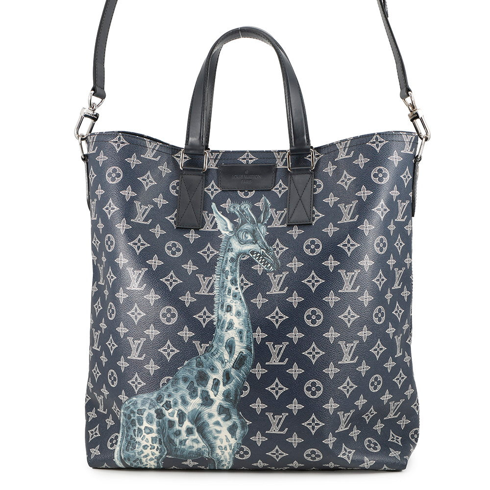 LOUIS VUITTON Tote Bag EncreM54127 Monogram Savannah Chapman Brothers