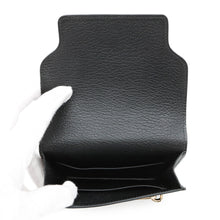 Load image into Gallery viewer, HERMES Roulis Slim Wallet Black Chevre Myzore Goatskin
