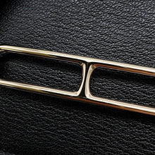 Load image into Gallery viewer, HERMES Roulis Slim Wallet Black Chevre Myzore Goatskin
