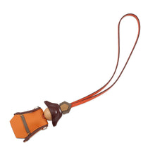 Load image into Gallery viewer, HERMES Artificer Bag Charm Orange Epsom Chevre Myzore Goatskin
