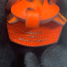 Load image into Gallery viewer, HERMES Artificer Bag Charm Orange Epsom Chevre Myzore Goatskin
