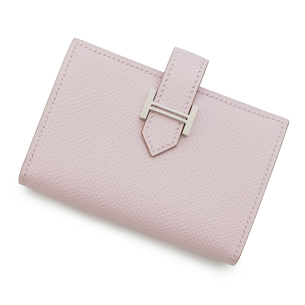 HERMES Bean mini mauve pail Epsom