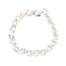 将图像加载到图库查看器中，TIFFANY&amp;Co. Forge Medium Link Bracelet Size Medium Silver72548507 SV925
