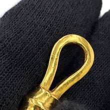 将图像加载到图库查看器中，CHANEL CC Logo Flower Motif Necklace Gold Gold Plated
