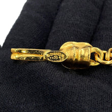 将图像加载到图库查看器中，CHANEL CC Logo Flower Motif Necklace Gold Gold Plated
