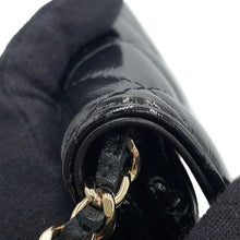 将图像加载到图库查看器中，CHANEL Matelasse ChainClutch Chain Wallet BlackAP4466 Shiny Lambskin
