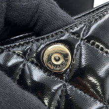 将图像加载到图库查看器中，CHANEL Matelasse ChainClutch Chain Wallet BlackAP4466 Shiny Lambskin
