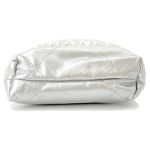 将图像加载到图库查看器中，CHANEL CHANEL22 ChainShoulder Bag White/SilverAS3980 Shiny Calf Leather Size Mini
