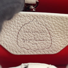 Load image into Gallery viewer, LOUIS VUITTON LVxYK Psychedelic Flower Capucines Rouge/BlancM21704 Taurillon Leather Size BB
