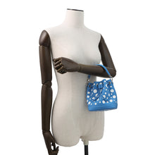 将图像加载到图库查看器中，LOUIS VUITTON LV × YK Nano Noe Blue/WhiteM81985 Monogram Empreinte Leather Infinity Dot
