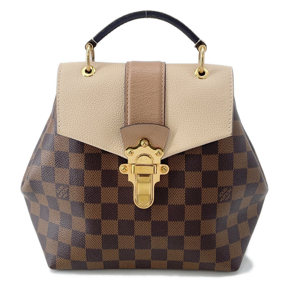 LOUIS VUITTON Clapton Backpack BeigeN42259 Damier Ebene Canvas
