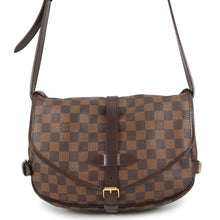 将图像加载到图库查看器中，LOUIS VUITTON Saumur RedN48081 Damier Ebene Canvas Size 30
