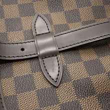 将图像加载到图库查看器中，LOUIS VUITTON Saumur RedN48081 Damier Ebene Canvas Size 30
