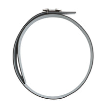 将图像加载到图库查看器中，HERMES Street H Belt Size 95 Etain/Gris Pale Epsom
