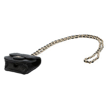 将图像加载到图库查看器中，CHANEL Matelasse ChainShoulder AirpodsCase BlackAP1739 Caviar Leather

