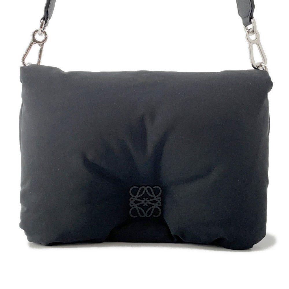 LOEWE Goya Puffer Messenger Bag Shoulder Bag BlackB896G22X01 Nylon
