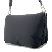 将图像加载到图库查看器中，LOEWE Goya Puffer Messenger Bag Shoulder Bag BlackB896G22X01 Nylon
