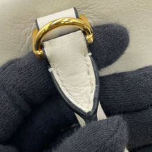 将图像加载到图库查看器中，LOEWE Amazona 16 Square Shoulder Bag Chinese Tanabata Limited Edition Collection White Calf Leather Size 16
