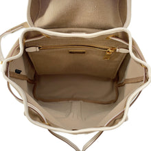 Load image into Gallery viewer, PRADA Logo Jacquard Backpack Beige1BZ006 Canvas
