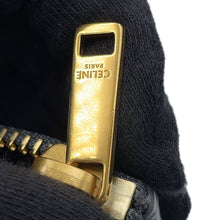 将图像加载到图库查看器中，CELINE Trio Shoulder Bag Gray171453 Leather Size Large
