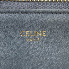 Load image into Gallery viewer, CELINE Trio Shoulder Bag Gray171453 Leather Size Large
