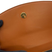将图像加载到图库查看器中，CELINE Triomphe Tabu SLG 2WAY Clutch Shoulder Bag Tan10I592 PVC Leather
