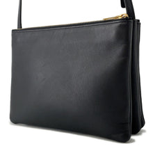 Load image into Gallery viewer, CELINE Trio Shoulder Bag Black171453 Lambskin Size Large
