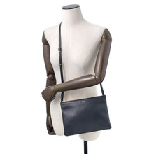 Load image into Gallery viewer, CELINE Trio Shoulder Bag Black171453 Lambskin Size Large
