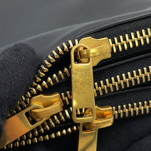 将图像加载到图库查看器中，CELINE Trio Shoulder Bag Black171453 Lambskin Size Large
