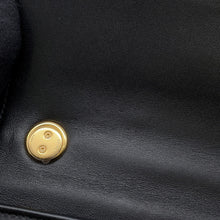 将图像加载到图库查看器中，CELINE Mono Chrome ChainShoulder Bag Black111273FCK Leather
