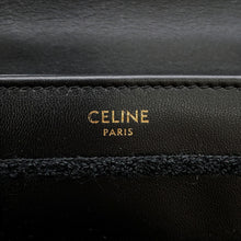 将图像加载到图库查看器中，CELINE Mono Chrome ChainShoulder Bag Black111273FCK Leather
