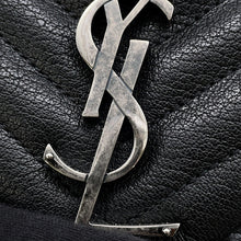 将图像加载到图库查看器中，SAINT LAURENT PARIS College 2WAY ChainShoulder Bag Black600278 Leather
