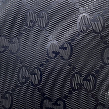 将图像加载到图库查看器中，GUCCI GG Imprime Shoulder Bag Navy201446 PVC Leather
