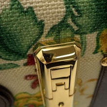 将图像加载到图库查看器中，GUCCI Flora Double G Trunk Beige/Multicolor722179 Canvas Leather Size Medium

