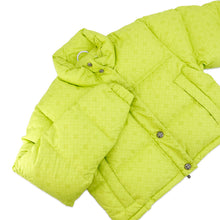 将图像加载到图库查看器中，CHROME HEARTS STIFF CH Plus Cropped Down Jacket Size XS Neon Yellow Polyester100%
