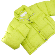 将图像加载到图库查看器中，CHROME HEARTS STIFF CH Plus Cropped Down Jacket Size XS Neon Yellow Polyester100%
