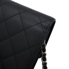 Load image into Gallery viewer, CHANEL Cambon Chain Wallet BlackA46646 Lambskin
