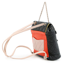 将图像加载到图库查看器中，CHANEL Matelasse Chain Backpack Black/Multicolor Lambskin
