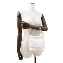 Load image into Gallery viewer, CHANEL CHANEL22 ChainShoulder Bag WhiteAS3980 Shiny Calf Leather Size Mini
